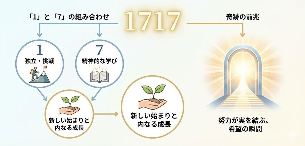 1717エンジェルナンバーとは？基本の意味と奇跡の前兆