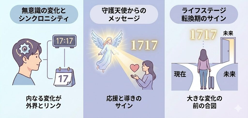 1717エンジェルナンバーを繰り返し見る理由