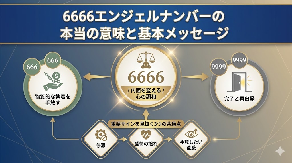 6666エンジェルナンバーの本当の意味と基本メッセージ