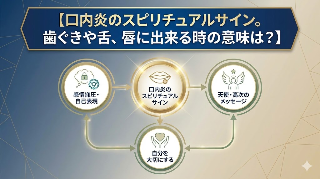 口内炎のスピリチュアルサインが示す意味とは