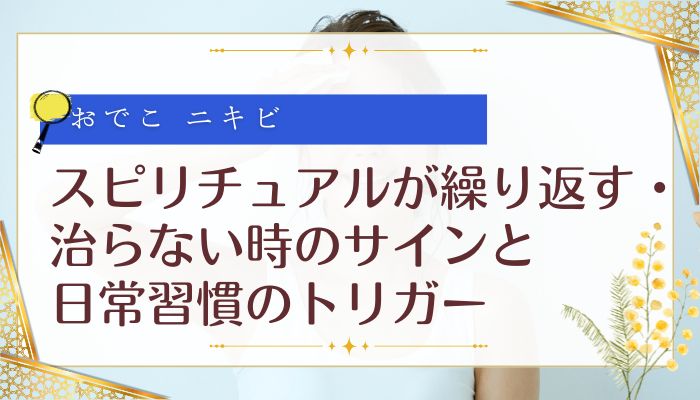 スピリチュアルが繰り返す・治らない時のサインと日常習慣のトリガー