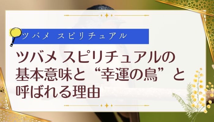 ツバメ スピリチュアルの基本意味と“幸運の鳥”と呼ばれる理由