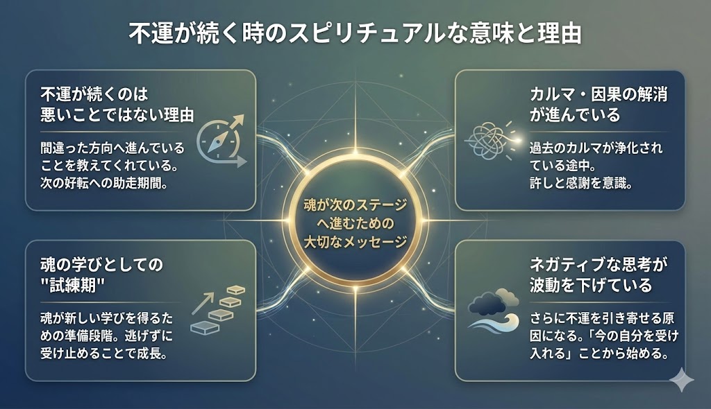 不運が続く時のスピリチュアルな意味と理由