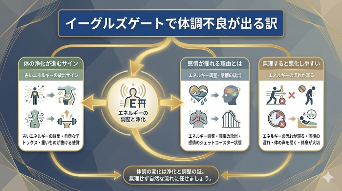 イーグルズゲートで体調不良が出る理由