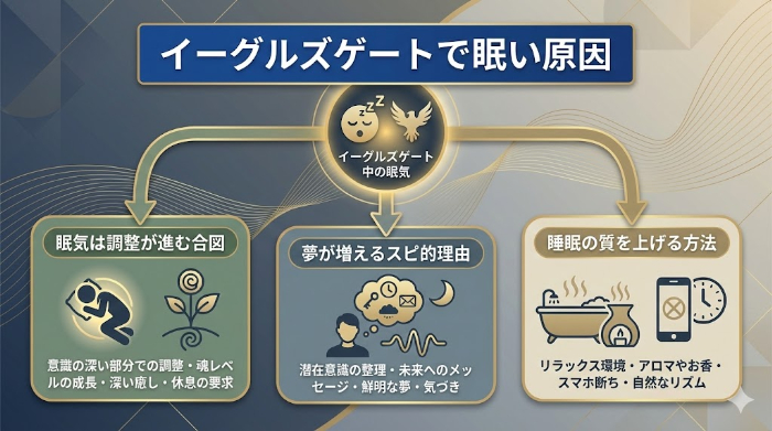 イーグルズゲートで眠い原因