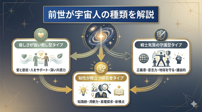 前世が宇宙人の種類を解説