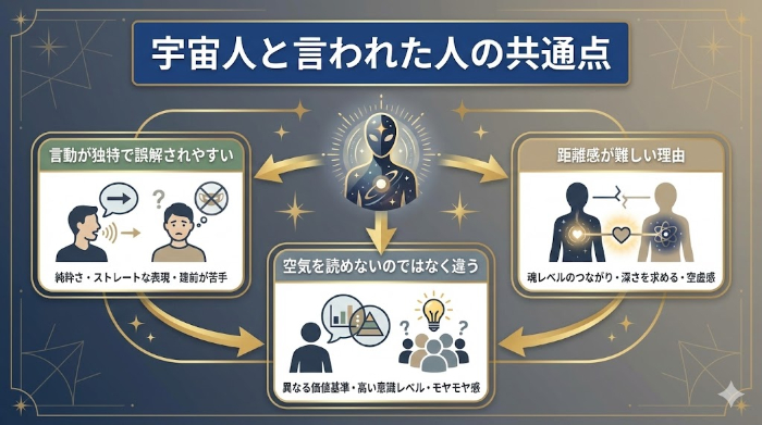 前世が宇宙人と言われた人の共通点