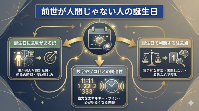 前世が人間じゃない人の誕生日