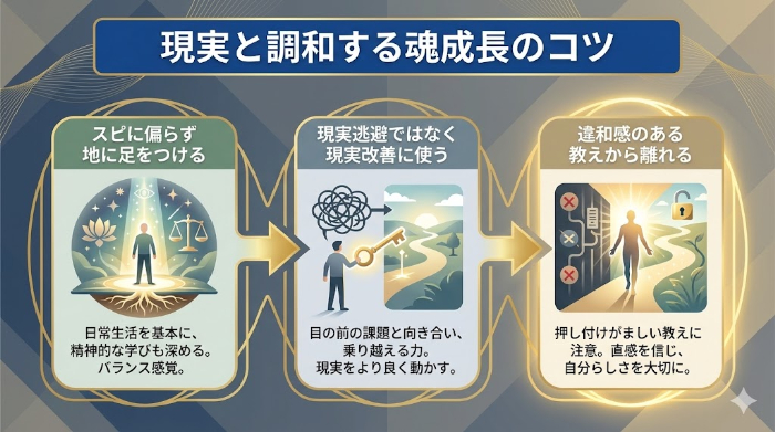 現実と調和する魂レベル成長のコツ