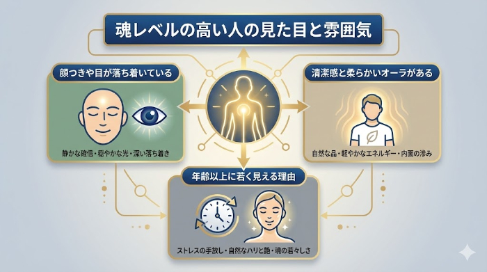 魂レベルの高い人の見た目